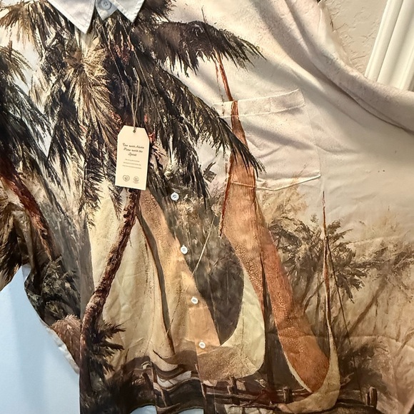 Hardaddy Hawaiian Tropical Print Shirt size 5XLB - Picture 2 of 9